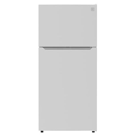 Kenmore 30" Top Mount Refrigerator with Freezer - Adjustable Shelving, Humidity-Controlled Crispers, LED Lighting, ENERGY STAR Certified, Garage Ready, 18.1 cu. ft. Capacity - White