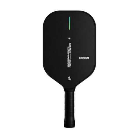 Pickleball Paddle by Nicol 2025 Triton | Fiberglass Hybrid Surface | Control Paddles X8 PolyCore | Lightweight 14MM Racket with Ergonomic Grip | Power Racquet (Green)