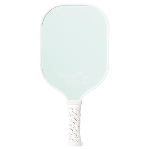 Coastal Sports Pickleball Paddle | Graphite Face & Honeycomb Polymer Core | Premium Grip | Lightweight (Seafoam Green)