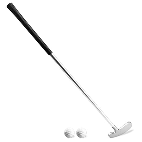 Asyxstar Upgraded Golf Putter, Golf Putter for Him Her - 33" Two Ways Mini Golf Putters for Men Women Right/Left Handed Golfers, Golf Clubs Set with 2 Golf Practice Balls for Any Putting Mat