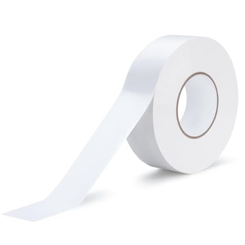 Mibhuvan Pickleball Court Tape 230ft - Heavy Duty White Cloth Tape for Temporary Court Lines | Indoor/Outdoor Sports Line Marking with Strong Adhesion