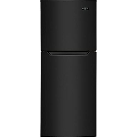 Frigidaire 10.1 Cu. Ft. Compact ADA Top Freezer Refrigerator in Black with Electronic Control Panel, Reversible Door Swing, ENERGY STAR