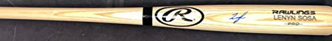 Lenyn Sosa Chicago White Sox Autographed Signed Blonde Baseball Bat BECKETT Witness Hologram