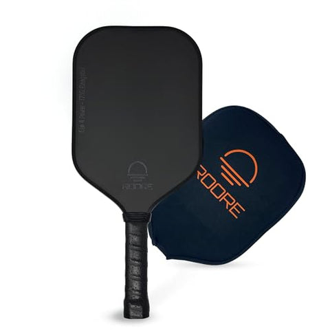 Roore Gen 4 4.5 100% Foam Core Pickleball Paddles T700 Carbon Fiber Pickleball Paddle 16mm Thermoformed Pickleball Racket and Edge Foam Injected Pickleball Rackets Pickle Ball Paddle Elongated