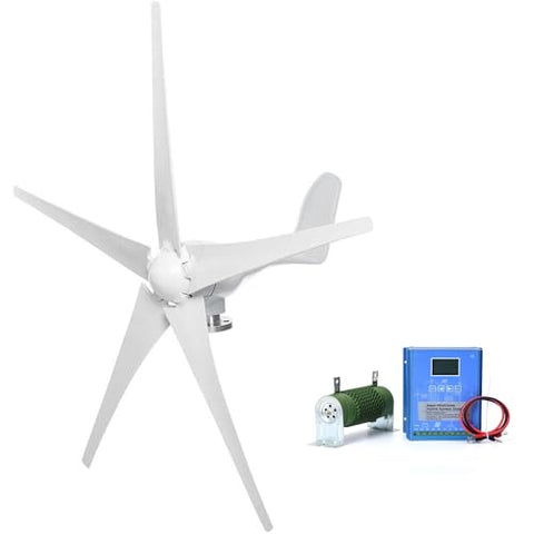 3000W Wind Turbine Generator 12V 24V 48V Windmill With MPPT Controller Power Supply Kit Solar Complementary Permanent Magnet Wind Turbine Generator Home Project Use Street Lighting ( Color : 48V )