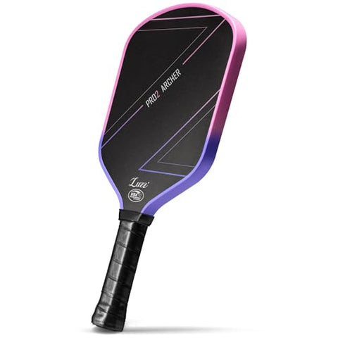 LUZZ Pickleball Paddles, T700 Carbon Fiber Professional Pickleball Paddle Pro2 Intermediate Pickle Ball Rackets(16mm) Exceptional Spin and Power Thermoformed Pro for Professional Players Archer JB