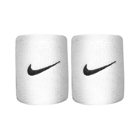 Nike Swoosh Single Tennis Wristbands (White)