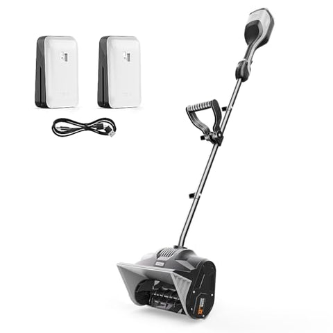 Litheli Cordless Snow Shovel, 40V 12'' Brushless Electric Snow Blower for Driveway, Battery Powered Snow Thrower, 4.0Ah Battery Included