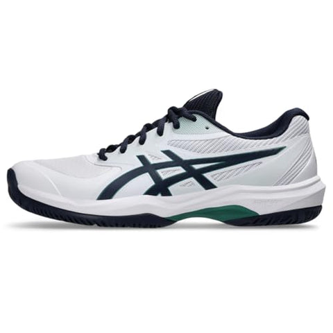 ASICS Men's Game FlyteFoam Tennis Shoes, 14, White/Midnight