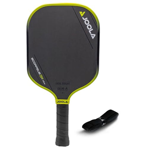 JOOLA Anna Bright Scorpeus 3S 14mm Pickleball Paddle w/Propulsion Core and Charged Carbon Surface Technology. Wide Body Shape w/Larger Sweet Spot. NFC Chip Enabeled and UPA-A Certified