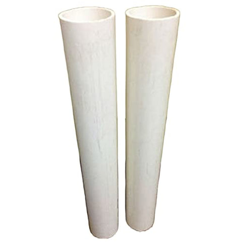 Putterman Pickleball Post Sleeves, 2 7/8" Round Posts (White)