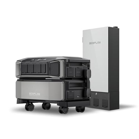 EF ECOFLOW DELTA Pro Ultra with Smart Home Panel 2, 6144Wh Power Station, 120/240V 7200W AC Output, Lifepo4 Battery Backup Expandable to 90kWh, Solar Generator for Home Use, RV