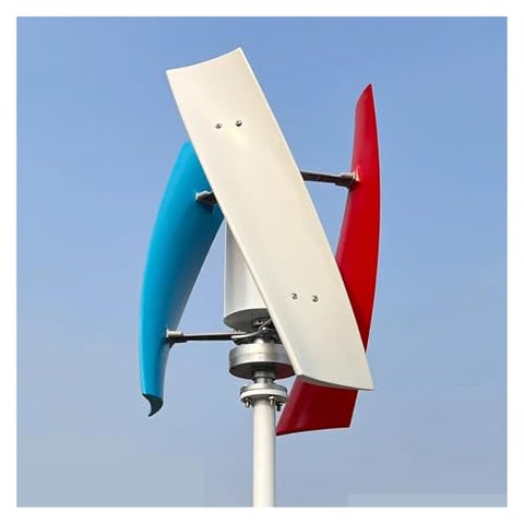 JCKJEDAT 20kw 20000w Vertical Wind Turbine Generator 12V 24V Magnetic Strong Power AC Inverter Output for Home Industrial Energy(48V_20000W)