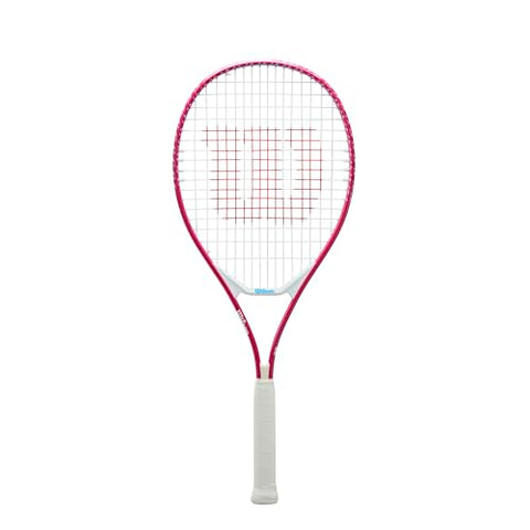 Wilson Ultra Power 25" Junior Recreational Tennis Racket - Pink/White/Blue