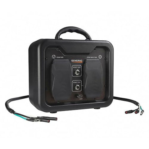 Generac 7668 120V Parallel Cable Kit, 2ft Cord, Custom Plug End, Connects 2 Generators, Enhance Power, Compatible with iQ3500 & GP3000i
