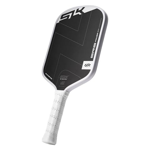 Selkirk Sport SLK ERA Power Pickleball Paddle | Carbon Fiber & Fiberglass Hybrid Face for Power, Spin & Control | Dynamic Fusion Core | Professional Pickleball Paddles | Elongated White