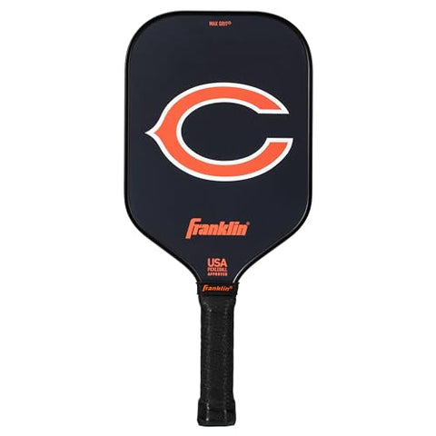 Franklin Sports NFL Chicago Bears Pickleball Paddle - Official NFL Team Rackets - USAP (USAPA) Approved Premium Quality Pickleball Paddles - Authentic Team Logos + Colors