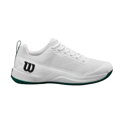 WILSON Rush Pro 4.5 Men's Tennis Shoe, White/Aventurine, Size 7