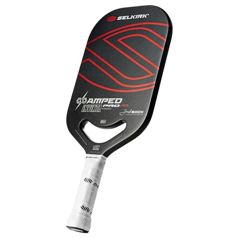 Selkirk Sport Amped Pro Air Pickleball Paddle | Fiberglass Pickleball Paddles with a Polypropylene X5+ 16mm Core | Throatflex | Flex Foam | Pickleball Rackets Made in The USA | Invikta Jack Sock