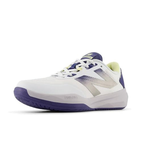 New Balance Women's FuelCell 796 V4 Tennis Shoe, White/Dream State/Parchment, 9.5 XW