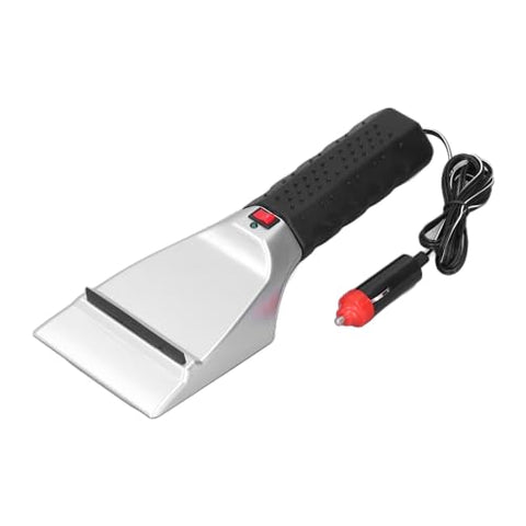 Glomora 12V Auto Heated Snow Shovel, Electric Windshield Ice Scrapers, with Ergonomic Foam Grip, Make Your Winter Travel Worry, for Cars, Trucks, SUVs