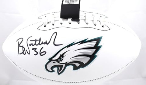 Brian Westbrook Autographed Eagles Logo Football - Beckett W Hologram * - Autographed Footballs