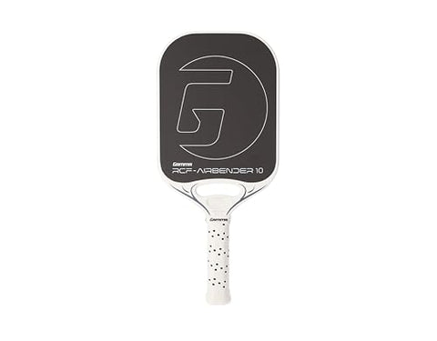 Gamma Airbender Carbon Fiber Pickleball Paddle with Customizable Handle Weight System and Aerodynamic Open Throat with Shock Absorbing Gel Insert 10 MM
