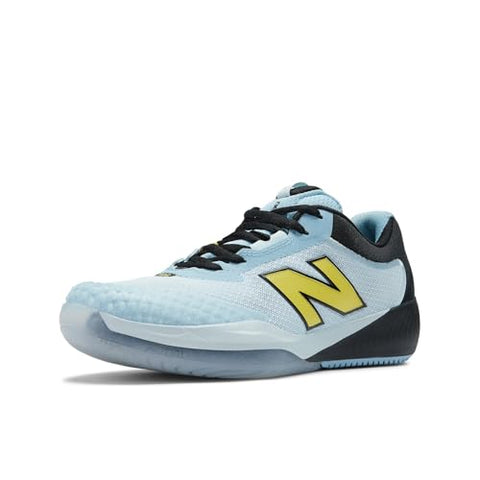 New Balance Women's FuelCell 996 V6 Tennis Shoe, Quarry Blue/Black/Firefly, 9 M