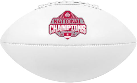 Ohio State Buckeyes Baden 2024 College Football Playoff National Champions Panel Football - Autographed College Footballs