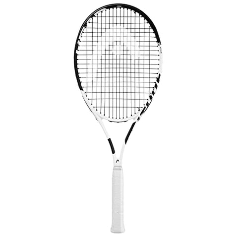 HEAD Metallix Attitude Pro White Tennis Racket - Pre-Strung Adult Tennis Racquet for Control and Maneuverability