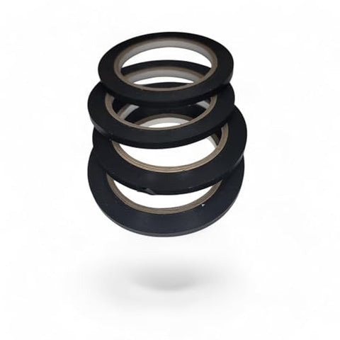 Black Vinyl Pinstriping Tape,1/4 inch x 36 Yards – Ideal for Pickleball Court Lines, Floor Marking, Crafts, Boats, Vehicles, and More