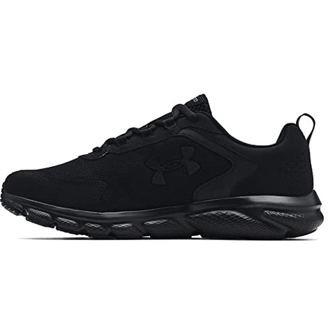 Under Armour Men's Charged Assert 9 Running Shoe, Black (002)/Black, 11 X-Wide US