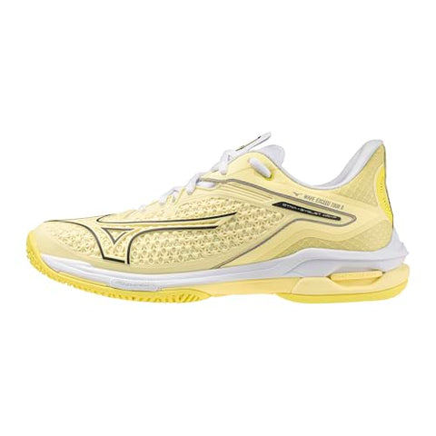 Mizuno Wave Exceed Tour 6 AC Women's Racquet Sports Shoe, Pale Yellow-Black Sand, US Womens 7.5