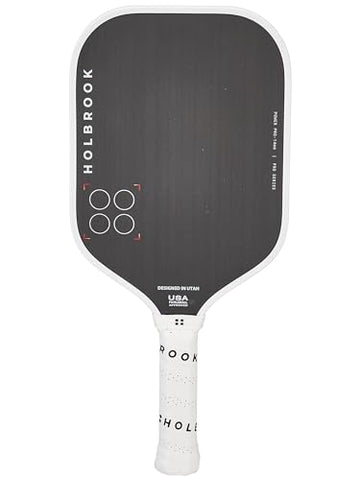 Holbrook Power Pro Elite Pickleball Paddle: USAPA Approved, Carbon Fiber Surface, Power, Control, Spin, Edgecraft Foam Polypropylene Honeycomb Core - 14mm