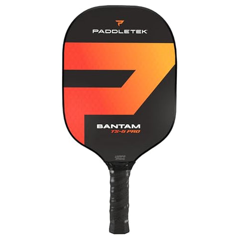 Paddletek Bantam TS-5 Pro Pickleball Paddle | Standard Weight | Standard Grip | Red