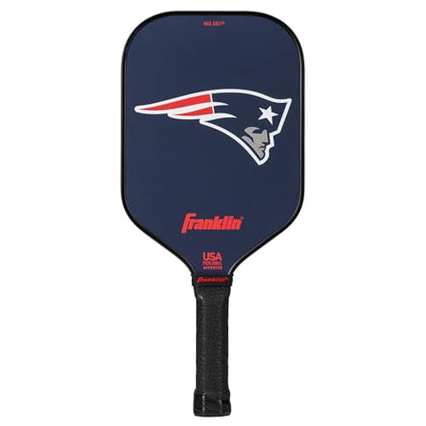 Franklin Sports New England Patriots Pickleball Paddle - Pickleball X - Polypropylene Core, Team Logo - NFL Official Licensed Product