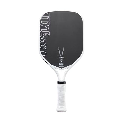 Wilson Vesper Lite Pickleball Paddle - Grip Size 1-4 1/8", Black/White