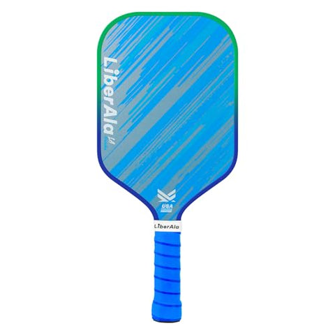 LiberAla Pickleball Paddles, USAPA Approved Carbon Fiber Pickle Ball Paddle, PP Honeycomb Core, Lightweight & Comfort Grip for Beginners, Pros, Men, Women, Adults, Kids