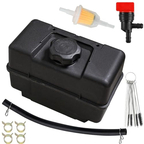JDLLONG 691993 4-Quart Fuel Tank Gas Cap Fit for Lawn and Garden Equipment Engines Some Specific Snow Blower 493337 490572 490579 Plastic Gas Tank With Cap