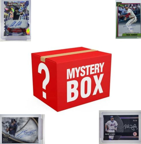 Baseball Sports Card Mystery Pack | Contains 6 Cards | 1x Autograph/Relic | 2X Rookie Cards | 3X Miscellaneous Cards Guaranteed