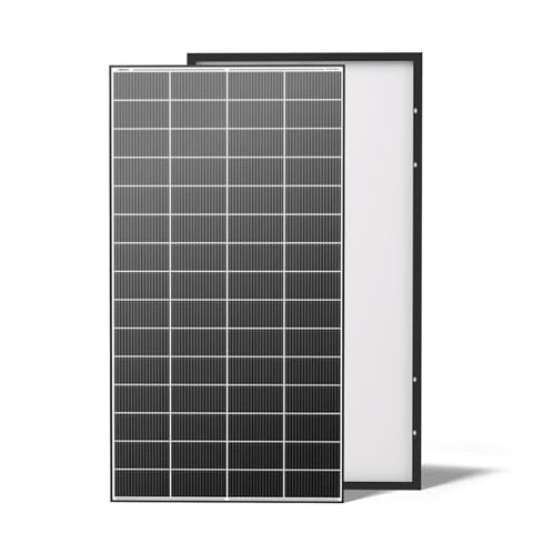Renogy Solar Panels 640 Watts 18BB N-Type Solar Panel 12 24 Volts Monocrystalline 2PCS 320W On/Off Grid Solar Setup Over 400 Watt Solar Panel 25% Cell Efficiency for Homes Rooftop RV Boat Black
