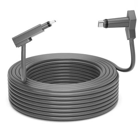 Zinweyton Starlink Cable Gen2 150FT/46M for Starlink Gen 2 Standard Kit, Replacement Extension Star Link V2 Cable Waterproof Grey