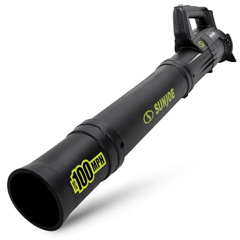 Sun Joe 24-Volt Cordless Compact Turbine Leaf Blower, 100 MPH Air Speed, 280 CFM Airflow