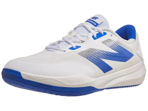New Balance Men's 796 V4 Pickleball Tennis Shoe, White/Blue Gemstone, 10 M