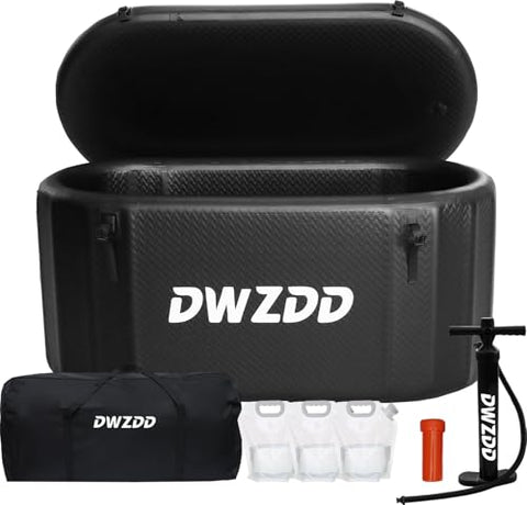 Upgraded Cold Plunge Tub for Athelete, 156-Gallon Inflatable Ice Bath Tub Compatible with Water Chiller,Portable Bathtub for Adult Recovery