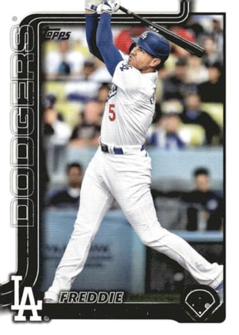 2025 Topps #239 Freddie Freeman Los Angeles Dodgers MLB Series 1 Baseball Base Trading Card