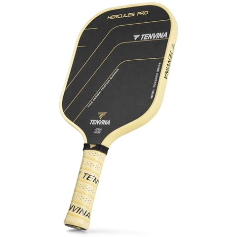 NHYHN TENVINA Pickle Ball Paddle, Thermoforming 4-Layer T700SC Friction Carbon Fiber Pickleball Paddle, USAPA Approved Professional Pickleball Paddles Offering Strong Spin and Power for Athletes