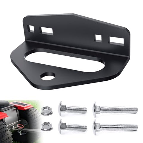 Zero Turn Mower Trailer Tow Hitch, Heavy Duty Steel Lawn Trailer Mount, Compatible with Many Models Lawn Mower, Tractor, Golf Cart, ATV Etc