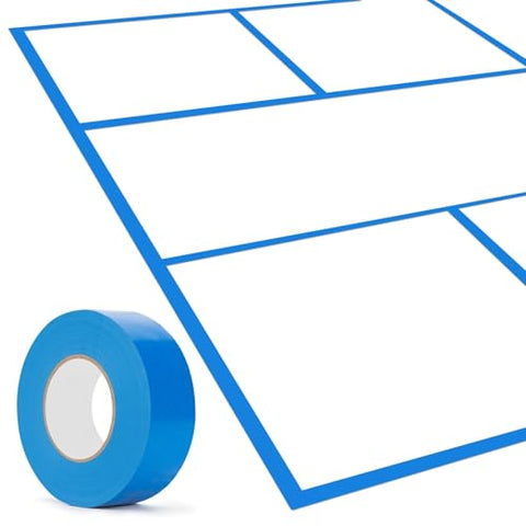 Mibhuvan Pro Pickleball Court Tape 2" x230ft- Temporary Court Lines Tape, No Residue Removable Sports Tape for Indoor/Outdoor, Quick Setup with Blue Tape
