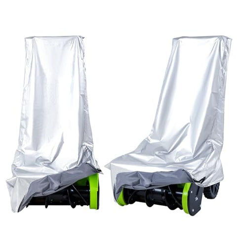 Datanly Extra Large Electric Cordless Snow Shovel Cover Fits 10-16 Inch, 210d Snowblower Cover, Waterproof, Heavy Duty, Indoor, Outdoor, Fit Most Electric Cordless Snow Shovel, 74 x 25 x 39 Inch